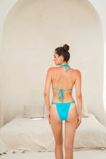 Load image into Gallery viewer, Bikini Set - Nusa Bikini Top and Nyanyi Bikini Bottom - Azure

