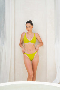 Las Salinas Bikini Set - Lime Green