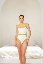Load image into Gallery viewer, Sea Angel Swimsuit - Lime Green
