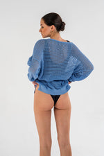 Load image into Gallery viewer, Oceana Oversize Top Knitwear - Parisian Blue
